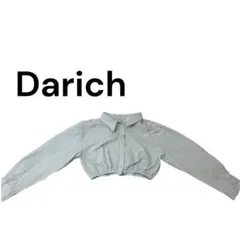 Darich ライトブルー クロップドシャツ