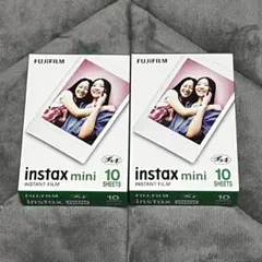 FUJIFILM instax mini インスタントフィルム 10枚×2個