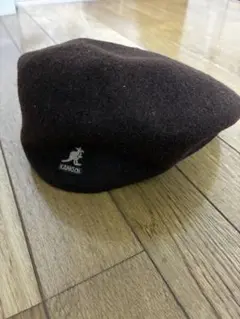 KANGOL ベレー帽 ハンチング　ブラウン