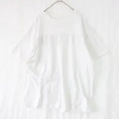 アメリ Tシャツ ホワイト 綿 F モード ストリート シンプル Y2Kのサムネイル