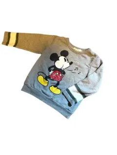 Disney ミッキーマウス トレーナー 100cm グレー