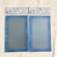 クーリア　とうめいシールシート　ブルー　2枚セット