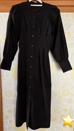 ナチュラルビューティーベーシック ワンピース 黒