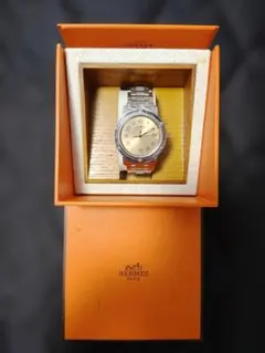 エルメス HERMES クリッパー CL4.410 クオーツ ピンク文字盤のサムネイル