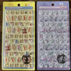 【国内正規品】ボンボンドロップミニシール　くまのプーさん、アリス　2シートセット