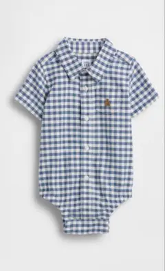 Gap ギンガムチェック オックスフォード ボディスーツ