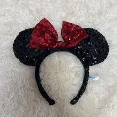 ミニーマウス スパンコールカチューシャ