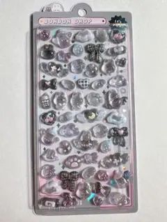 正規品 ボンボンドロップシール しろくろボンボン うさぎ