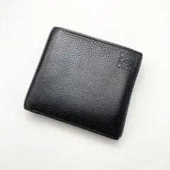 LOEWE 二つ折り財布 ブラック - メルカリ