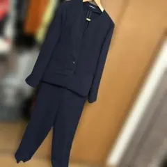 NEWYORKER ネイビーパンツスーツ