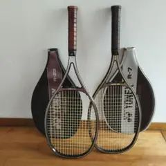 Wilson 木製 テニスラケット 2本セット - メルカリ