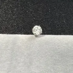 【約0.1ct・高屈折率】一粒ピアス 片耳用 シルバーカラー（キャッチなし）のサムネイル