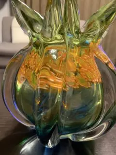 アンティーク レトロ ガラス花瓶 2点⭐︎美品⭐︎ レトロガラスミニ花瓶