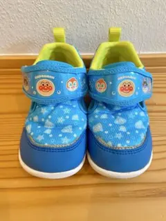 美品 ⭐︎ アンパン　ベビーサンダル　14.5㎝　ブルー