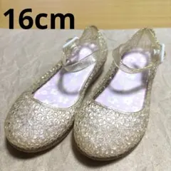 16cm キラキラ 靴 パンプス サンダル