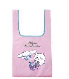 ちいかわ×サンリオ　エコバッグ　ちいかわ×シナモンロール
