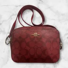 【美品】COACH コーチ カメラショルダーバッグ 純正 ストラップ付セット