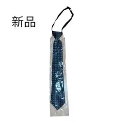 新品 ネイビー 幾何学模様 ネクタイ　七五三　パーティー　卒業式　入学式