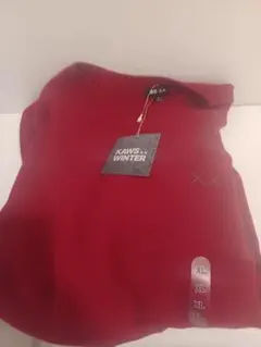 新品　KAWS×UNIQLO カウズウィンターカシミヤセーター XL レッド