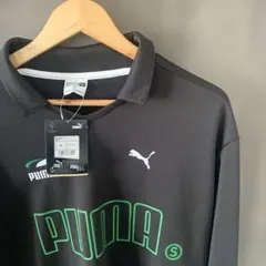 puma ゲームシャツ　黒×緑