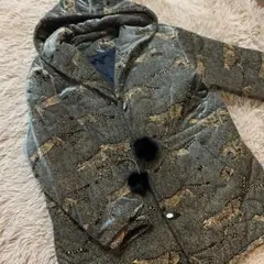 レディース/暖かフード付きレトロなコート/FREE