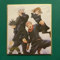 呪術廻戦 五条悟 釘崎野薔薇 伏黒恵 虎杖悠仁　mini色紙