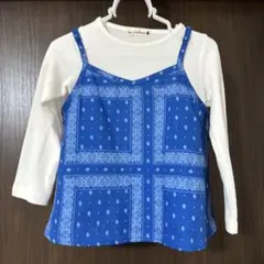 ブランシェス　2点セット　キャミソール付きトップス　長袖　100㎝　女の子