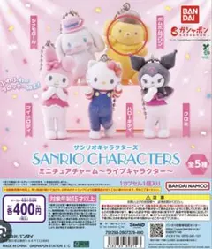 サンリオミニチュアチャーム　ライブキャラクター