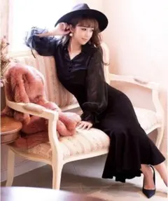 エイミーイストワール　eimy istoireレースレイヤードブラウス