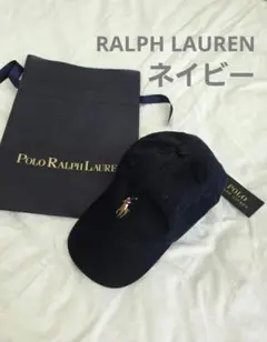ラルフローレン RALPH LAUREN キャップ 帽子 ネイビー コットンのサムネイル