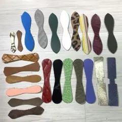 レザーパーツセット 23枚 ファスナー引手①