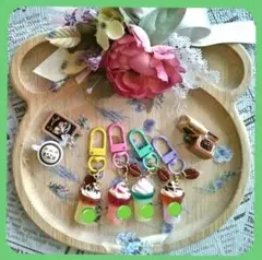 コーヒーフロートのチャーム　４個セット