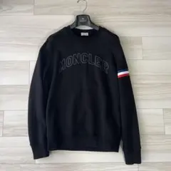 MONCLER ブラック ビックロゴトレーナー MONCLER ブラック ビックロゴトレーナー