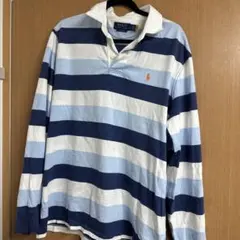 POLO RALPH LAUREN ラガーシャツ ボーダー Lサイズ