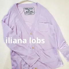 日本製 麻100% iliana lobs イリアンローブ カーディガン 透け感のサムネイル