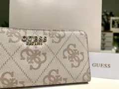GUESS 長財布 ロングウォレット アイボリーのサムネイル