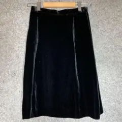 清楚✨ビビッドブティック（M）ミドルスカート☘️ベルベット/パイル/フレア/大人