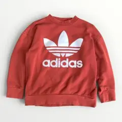 アディダス✨トレフォイルオーバークルー S レンガレッドのサムネイル