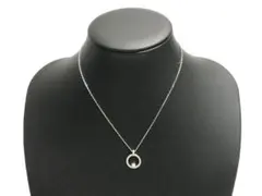 美品 ■ スワロフスキー クリスタル ネックレス ■ ラインストーン シルバー系