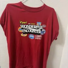 メンズ ノースリーブ レッド WONDERFUL ENCOUNTER