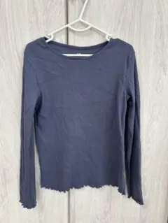 H&M ダークブルー 長袖カットソー 6-8Y