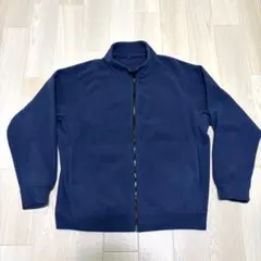 メンズ　MEDIHEAL ウォームフリースジャケット L ネイビー