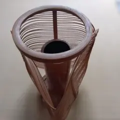 2*4様 駿河竹千筋細工　竹心坊 竹細工 花入 竹籠 花器 竹編み 伝統工芸品