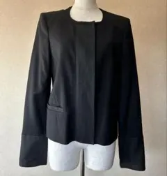 コントワーデコトニエ　ノーカラージャケット黒のサムネイル