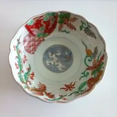 哲山 鉢 花鳥紋 輪花鉢 色絵 陶器 有田焼 哲山 鉢 花鳥紋 輪花鉢 色絵 陶器 有田焼 - メルカリ
