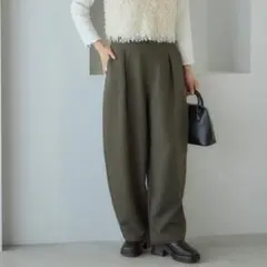 【12/17削除⭐︎最終値下】しまむらㅤコクーンパンツㅤカーキL