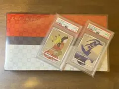 ポケモン 切手BOX プロモ 見返り美人 ピカチュウ ウッウ PSA10 連番