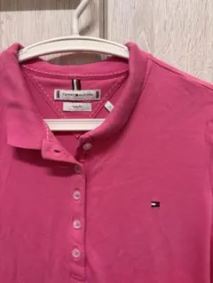 Tommy Hilfiger ピンク 半袖ポロシャツ ワンピース