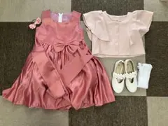 キッズ ドレス シューズ 小物 セット 120