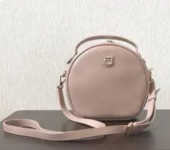 FURLA フルラ ショルダーバッグ ポシェット ピンクベージュ レザー 美品